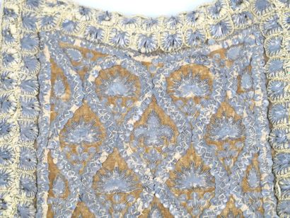 Small embroidered velvet breastplate with...
