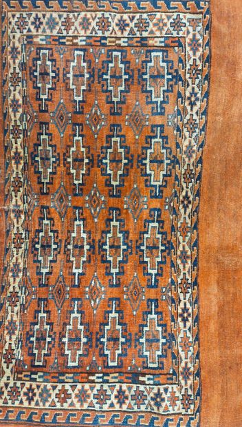 Turkmen saddle, probably Yemouth (wool warp,...