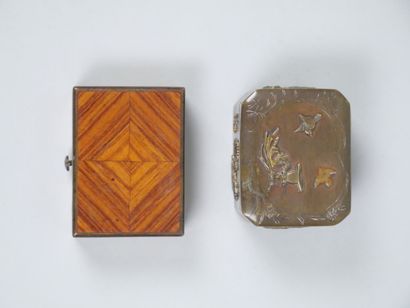 Reunion of two rectangular boxes, one in...