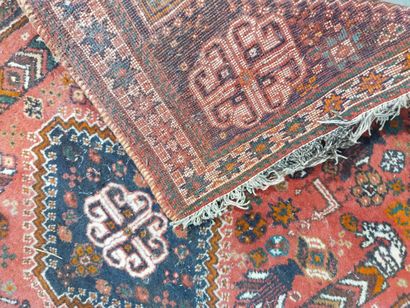 Chiraz carpet (warp, weft and wool pile),...