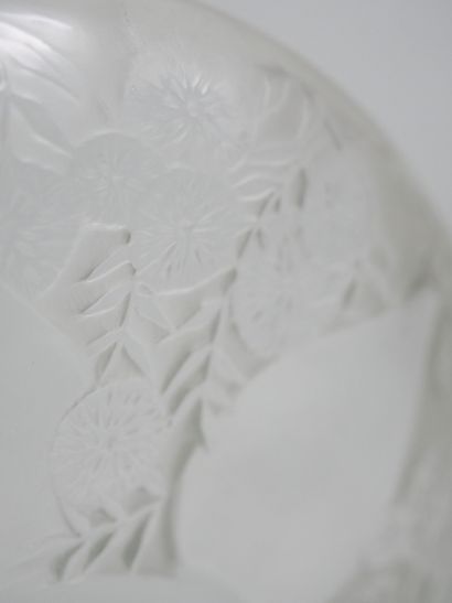 René LALIQUE (1860-1945) Verrerie d'Alsace
Plate...