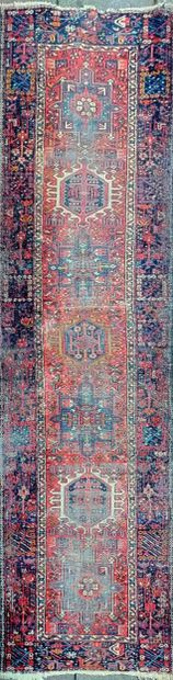 Hamadan rug (cotton warp and weft, wool pile),...