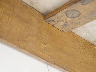 Rectangular console table in finely carved,...