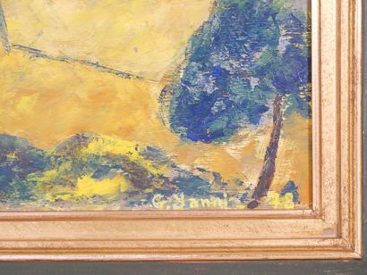 G. YANNIZ (20th century)
Provencal landscape
Oil...