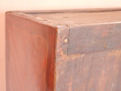 Rosewood veneered desk with butterfly wings,...