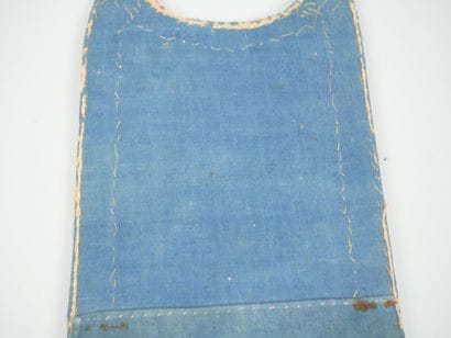 Small embroidered velvet breastplate with...