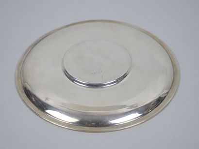 Cup and saucer in 950-thousandth silver with...