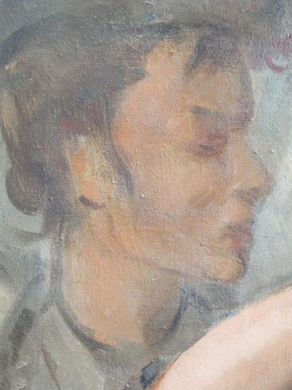 20th century school
Gypsy woman
Oil on canvas...