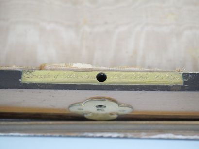 GRADE & PELCOT
Wooden veneer case with inlaid...