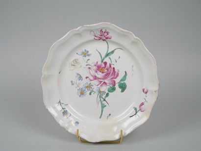 STRASBOURG
Two earthenware pendant plates...