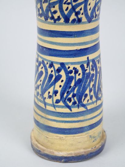 NORTH AFRICA
Small enameled terra cotta djembe...
