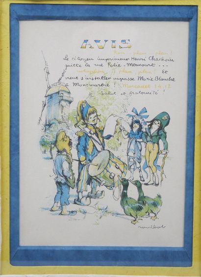 After Francisque POULBOT (1879-1946)

