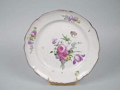 STRASBOURG
Set of five earthenware rimmed...