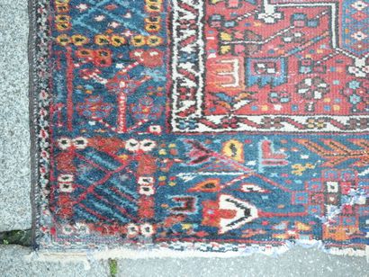 Hamadan rug (cotton warp and weft, wool pile),...