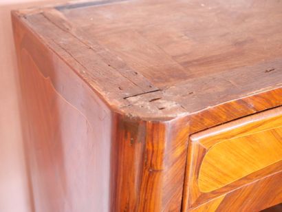 Rosewood veneered desk with butterfly wings,...
