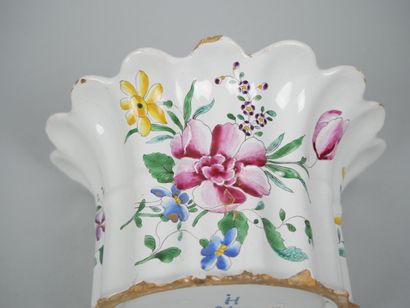 STRASBOURG
Earthenware planter with polychrome...