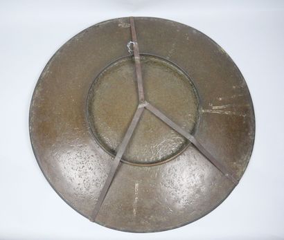 JAPAN Meiji period 
Large bronze dish with...