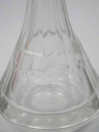 CRISTAL DE LORRAINE
Crystal decanter with...