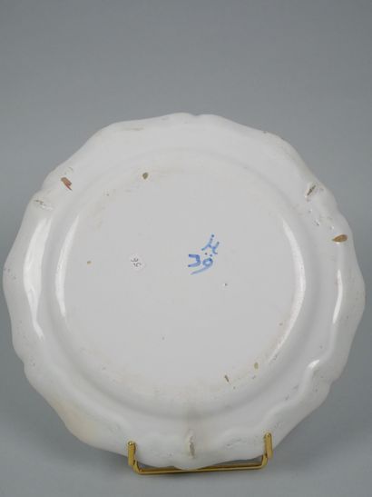 STRASBOURG
Two earthenware pendant plates...