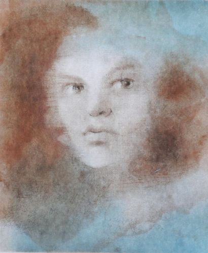 Leonor FINI (1907-1996) 
Portrait of a Woman
Lithograph...