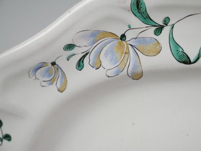 STRASBOURG
Earthenware oval dish with contoured...