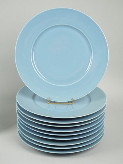 COQUET in Limoges
Suite of 11 large blue...