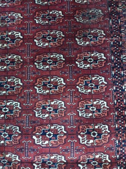Bukhara Tekké carpet (warp, weft and wool...