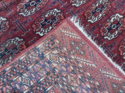 Bukhara Tekké carpet (warp, weft and wool...