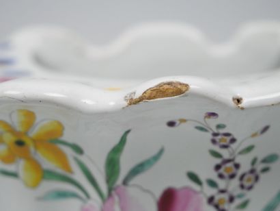 STRASBOURG
Earthenware planter with polychrome...
