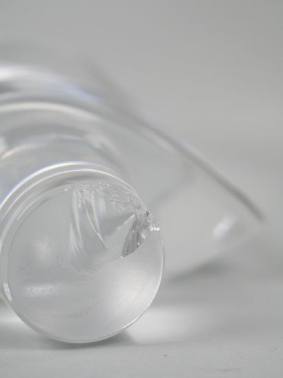 SEVRES
Oblique-shaped crystal whisky service...