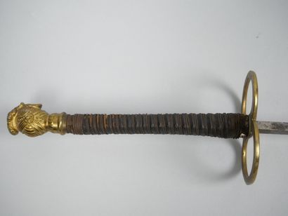 Pair of fencing foils with filigree fusee,...