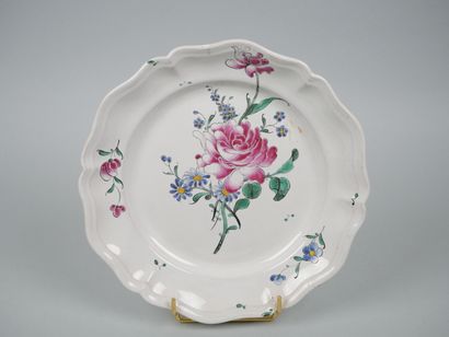 STRASBOURG
Suite of five earthenware rimmed...