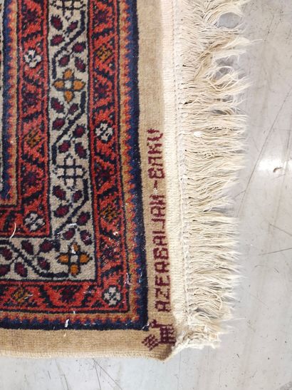 Azerbaidjan carpet (cotton warp and weft,...