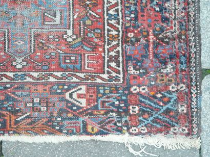 Hamadan rug (cotton warp and weft, wool pile),...