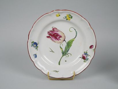 STRASBOURG and APREY
Set of three earthenware...