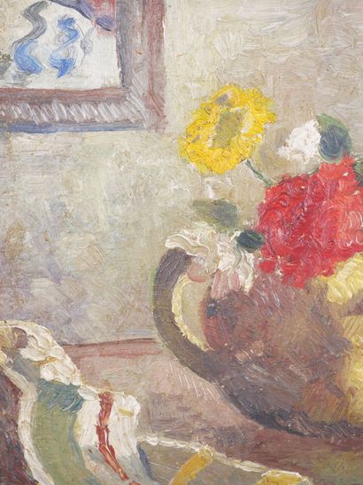 20th century school
Still life with flowers...