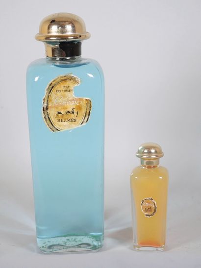 HERMES Paris
Large rectangular glass perfume...