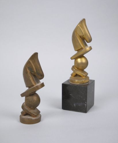 20th century school
Prototype chess riders...