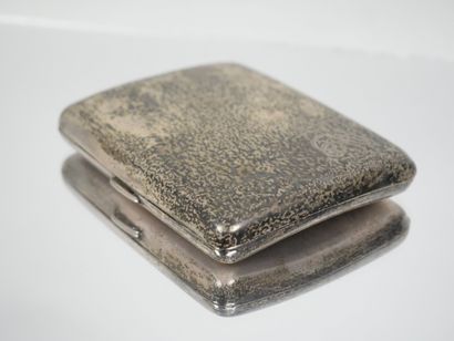 Cigarette case in silver 800 thousandths,...