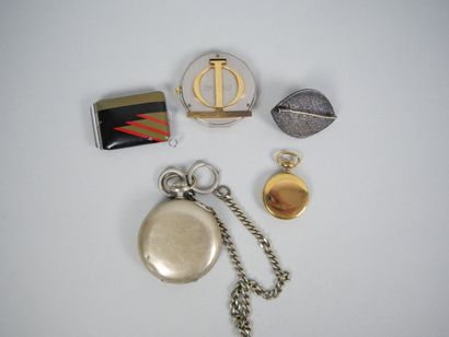Meeting of 4 watches including :
- HEBDOMAS,...