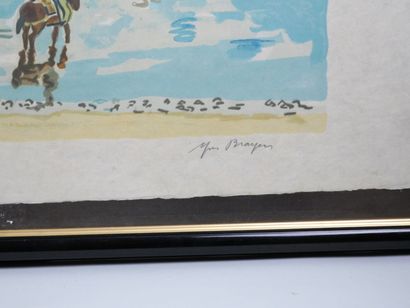 Yves BRAYER (1907 - 1990),
Cavalier devant...
