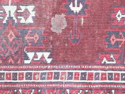 Tapis Turkmène (chaine, trame et velours...
