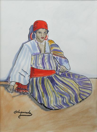 Gaston DELAPAREDE (1908-1995)
Woman of the...