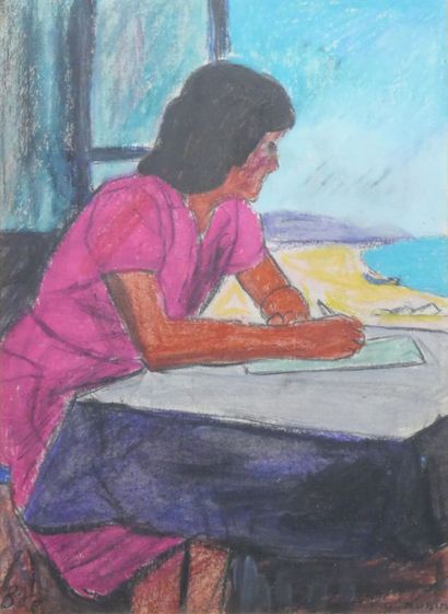Georges JOUBIN (1888-1983)
Woman writing...