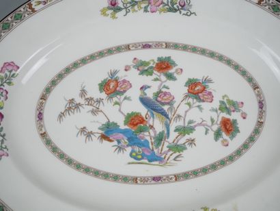 WEDGWOOD
Partie de service en faïence à décor...