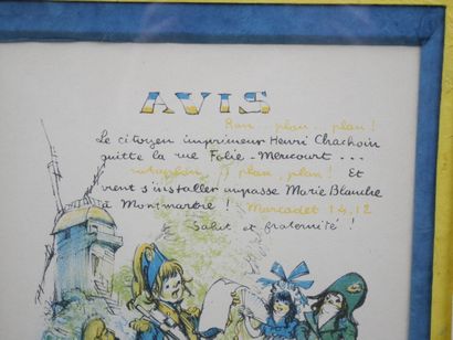 D'après Francisque POULBOT (1879-1946)
