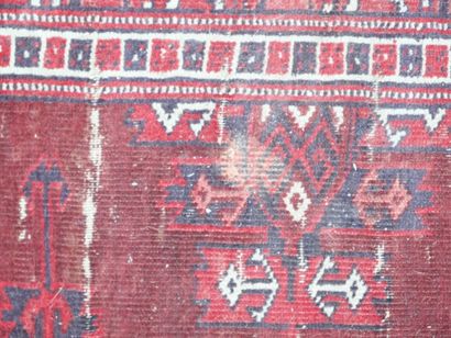Tapis Turkmène (chaine, trame et velours...
