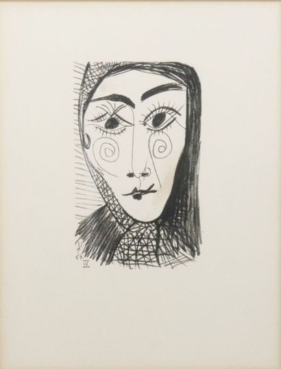 D'après Pablo PICASSO (1881-1973)
Femme au...