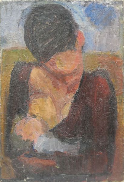 Henri LARRIERE (born 1935)
Maternity
Oil...