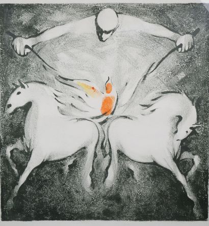 Andrej SOREL (né en 1945)
Composition symboliste
Lithographie...